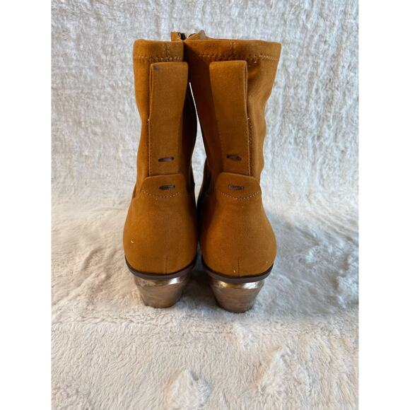 Franco Sarto Sammi Faux Suede Ankle Booties - Picture 6 of 7